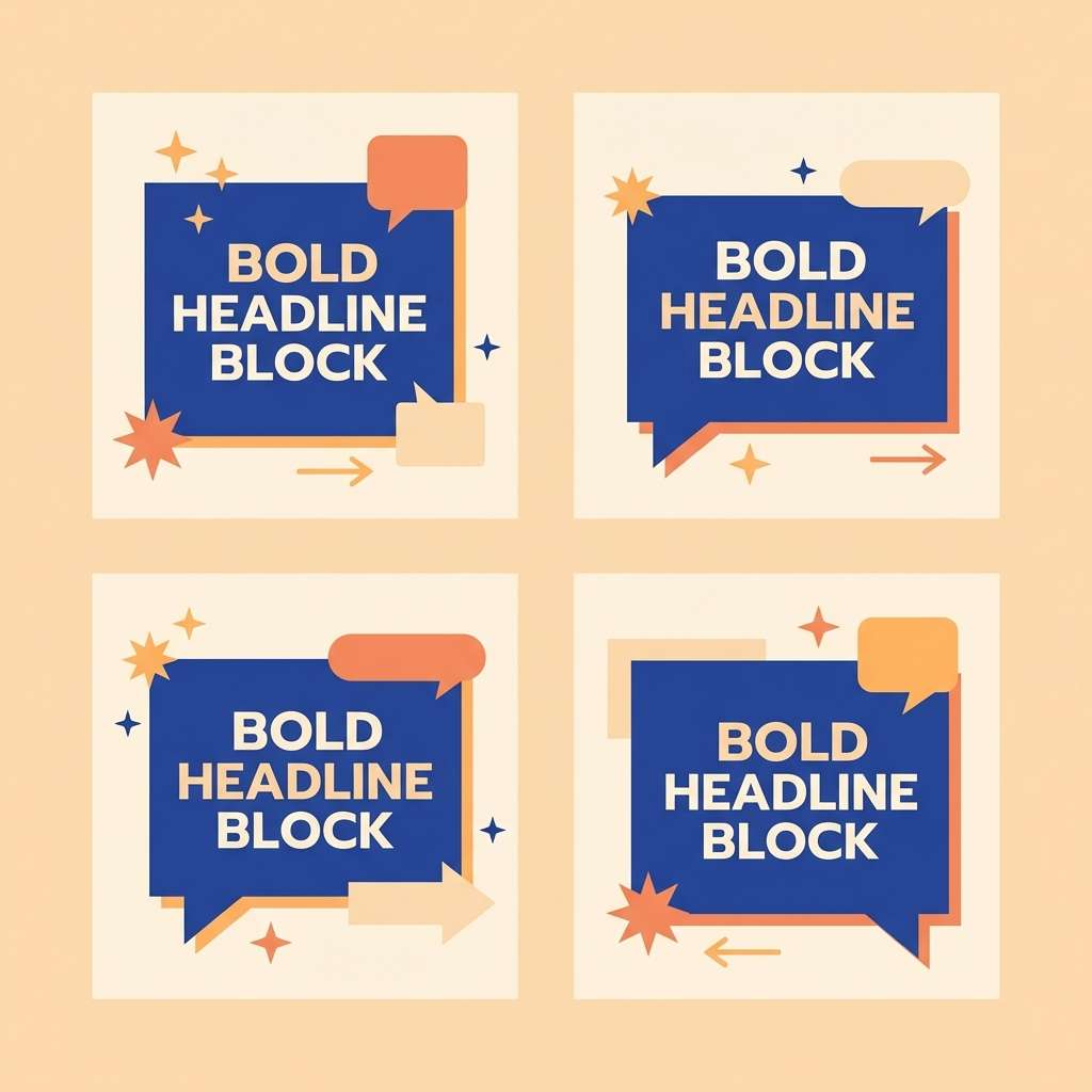 blue and apricot social templates