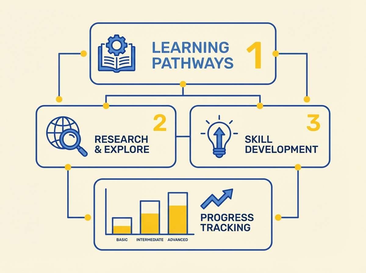 blue and yellow infographic
