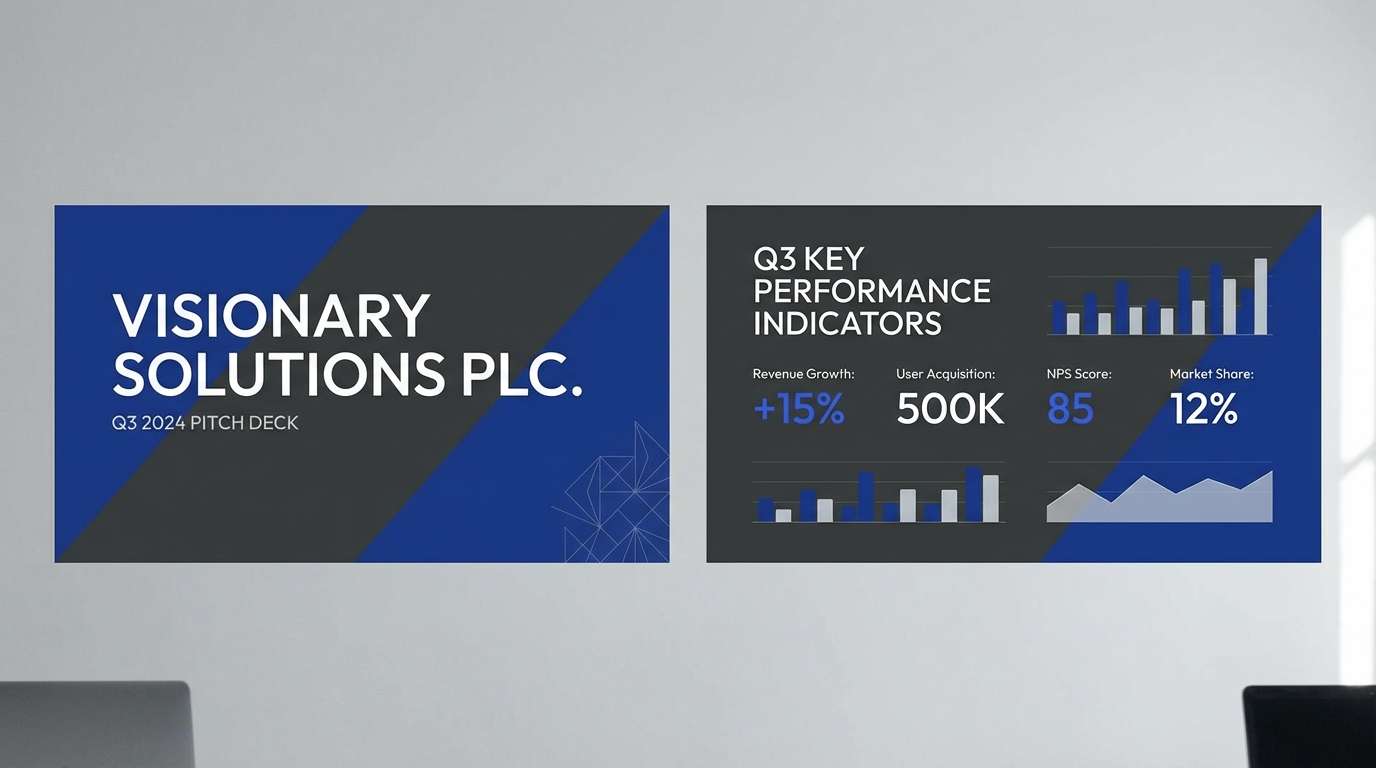 blue corporate pitch deck