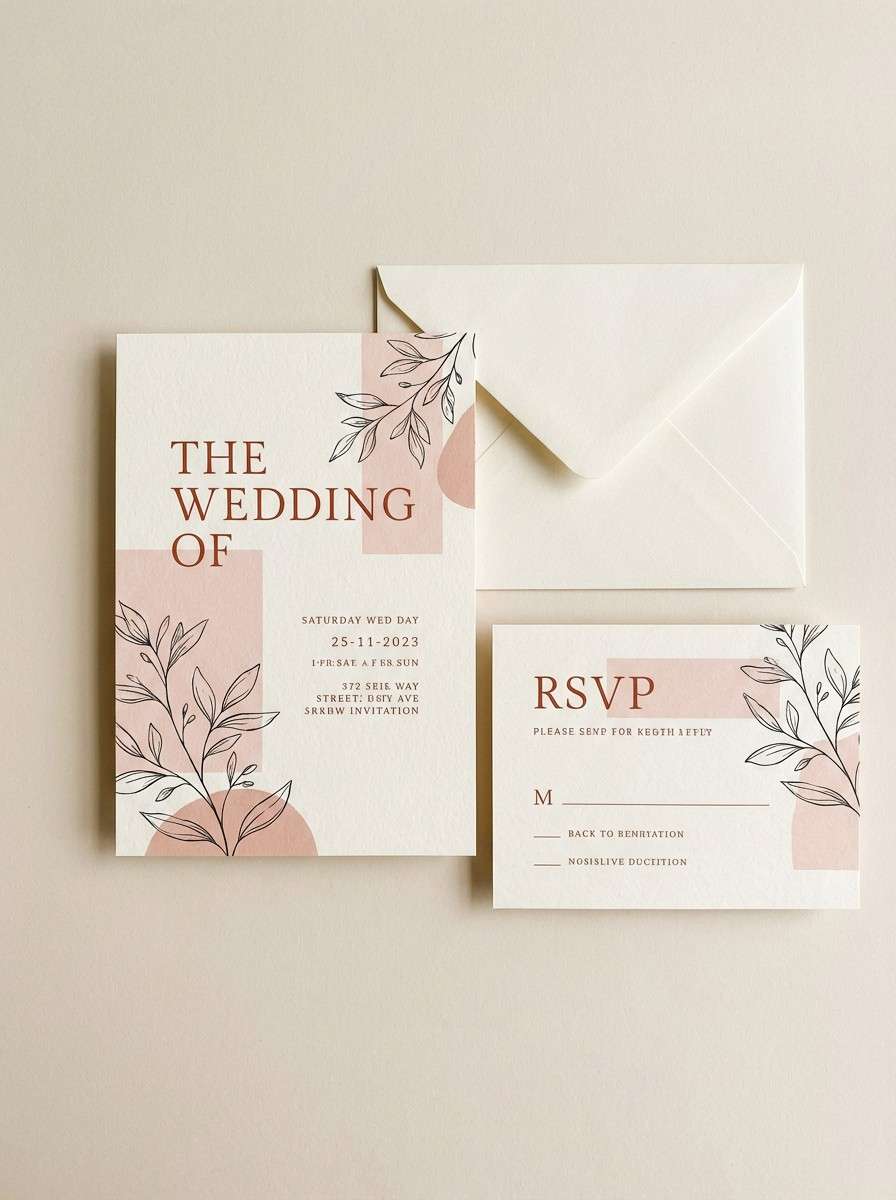 wedding invitation suite