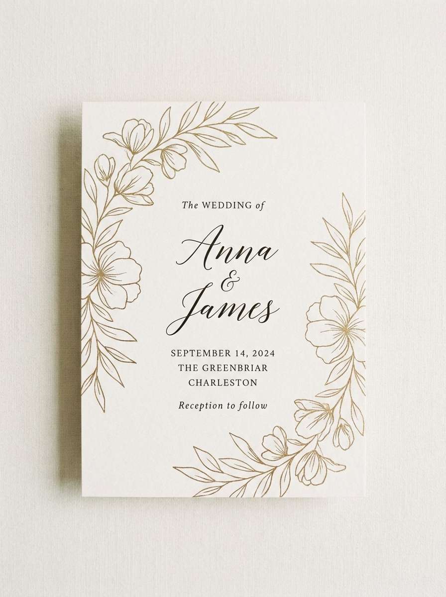 wedding invitation card design