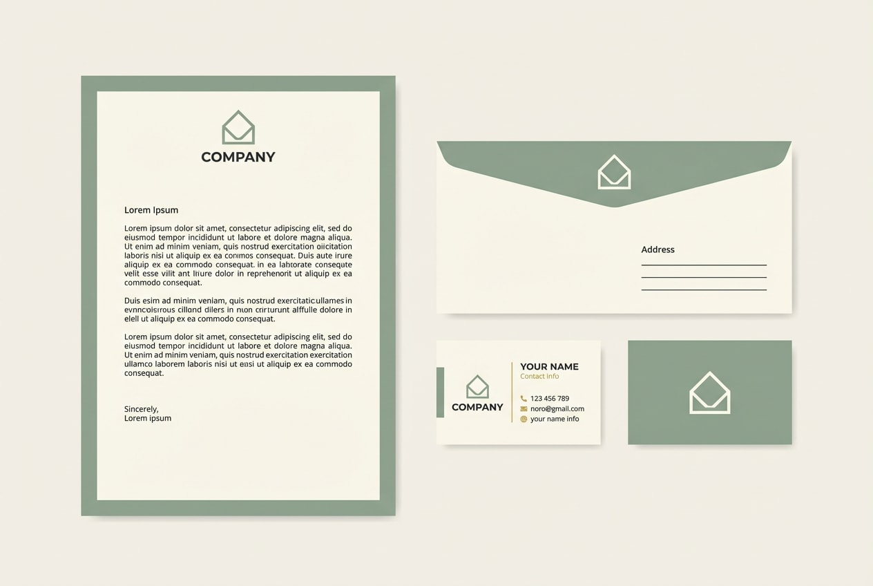 lavender stationery set