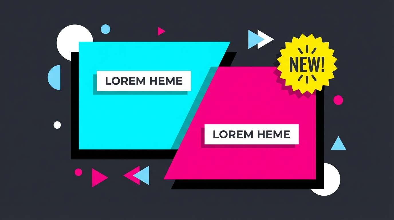 led thumbnail template design