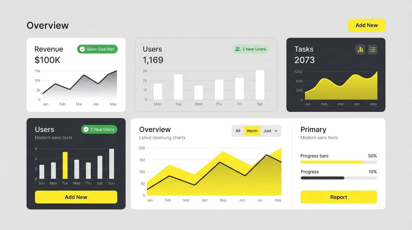 zest dashboard ui mockup