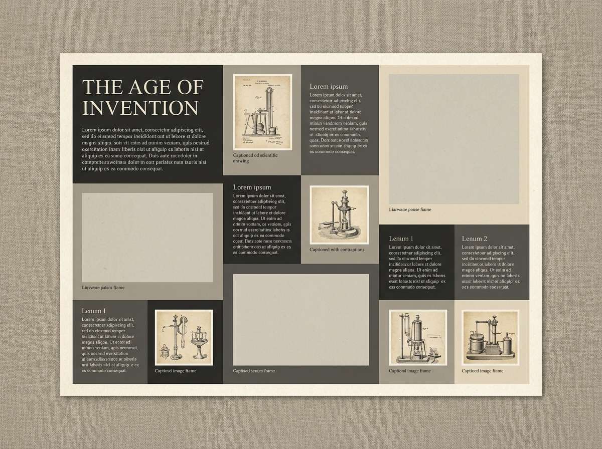 heritage brochure layout