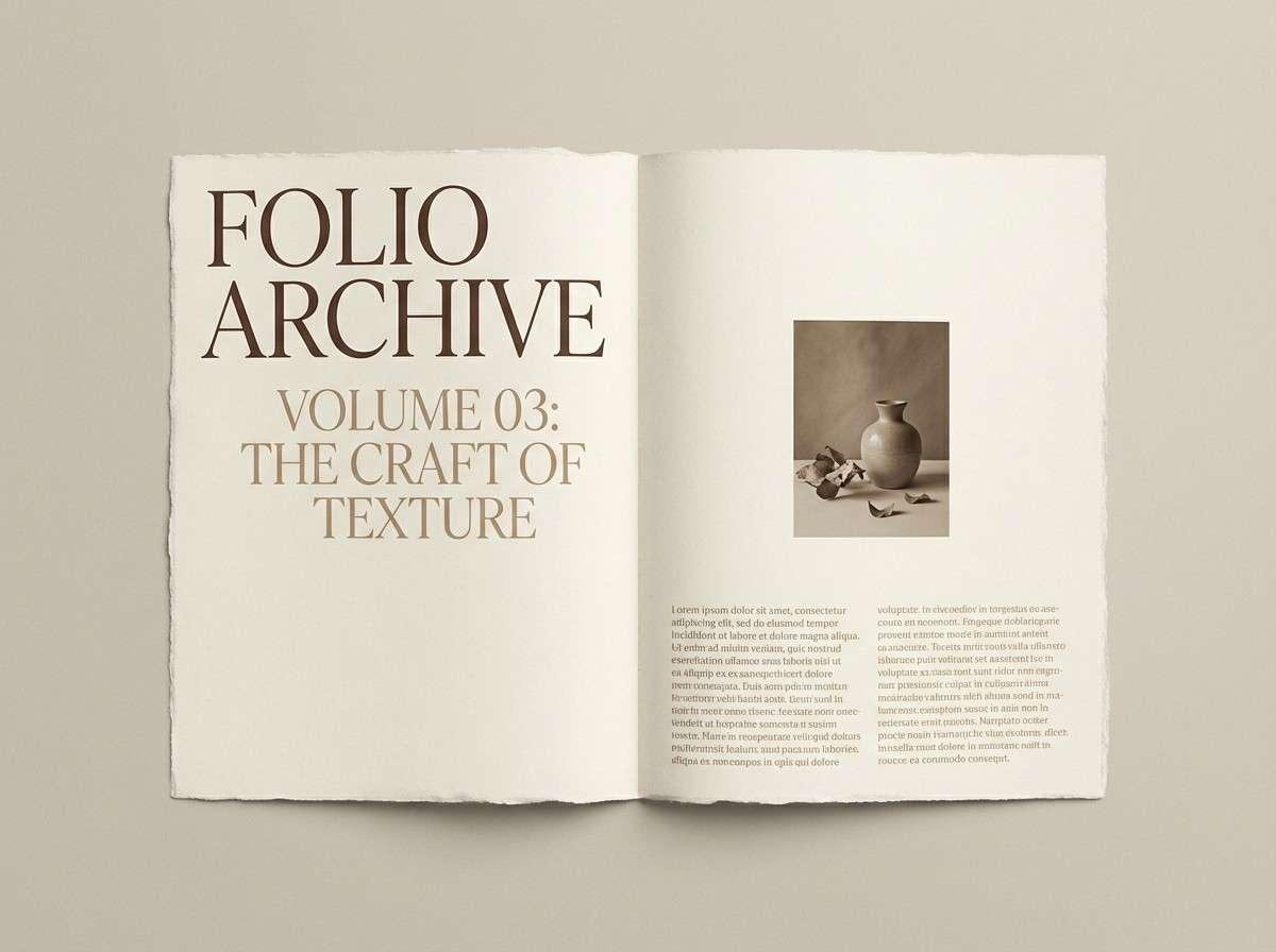 parchment editorial layout