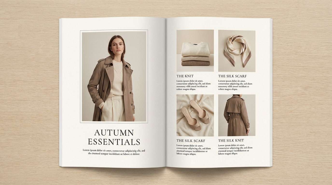 tweed lookbook layout