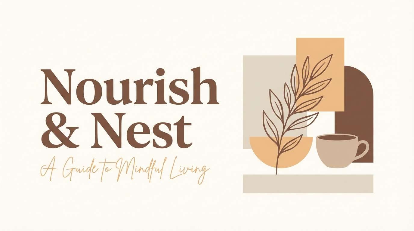 linen blog header design