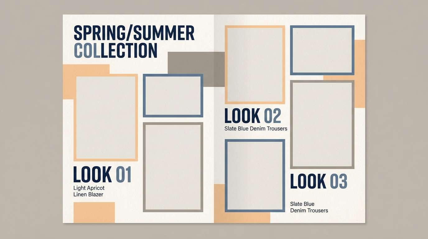 denim peach lookbook