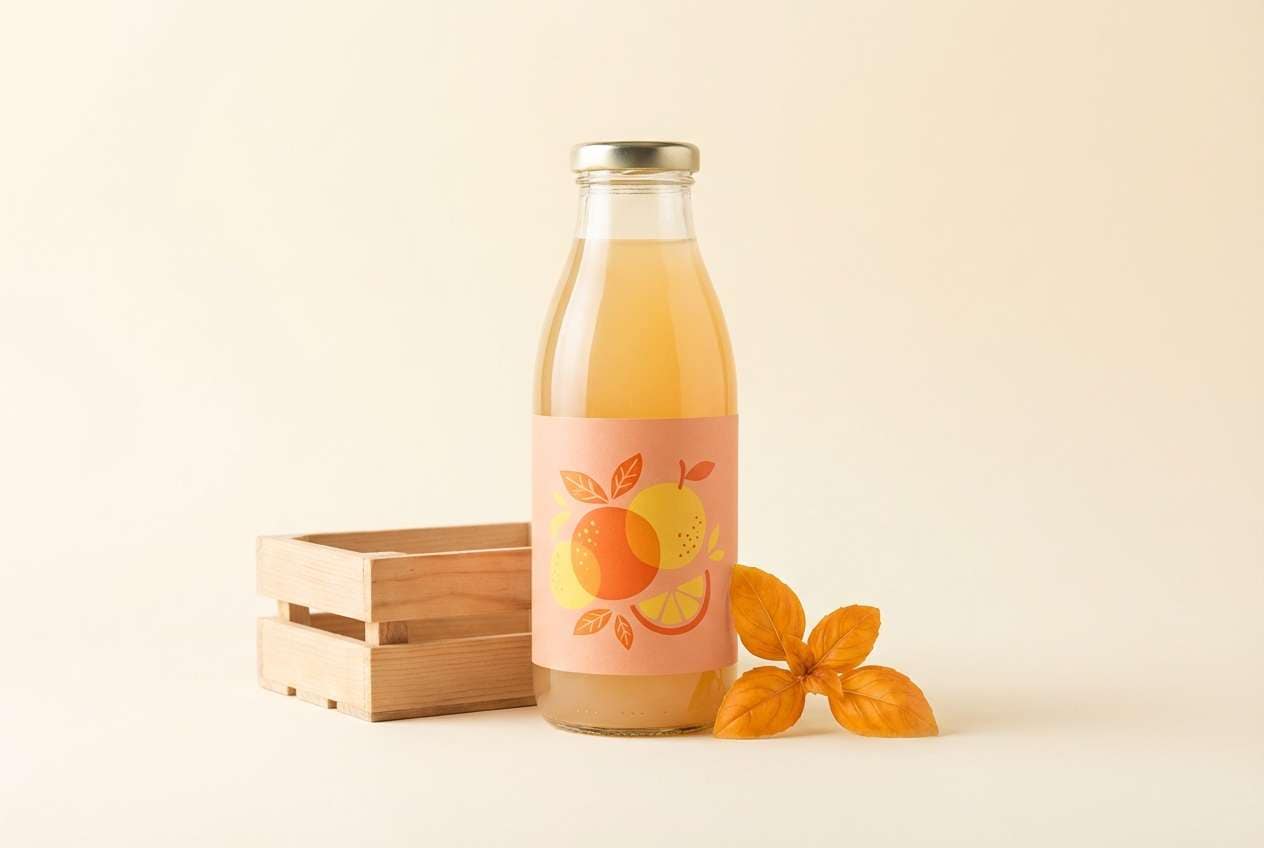 coral citrus drink ad