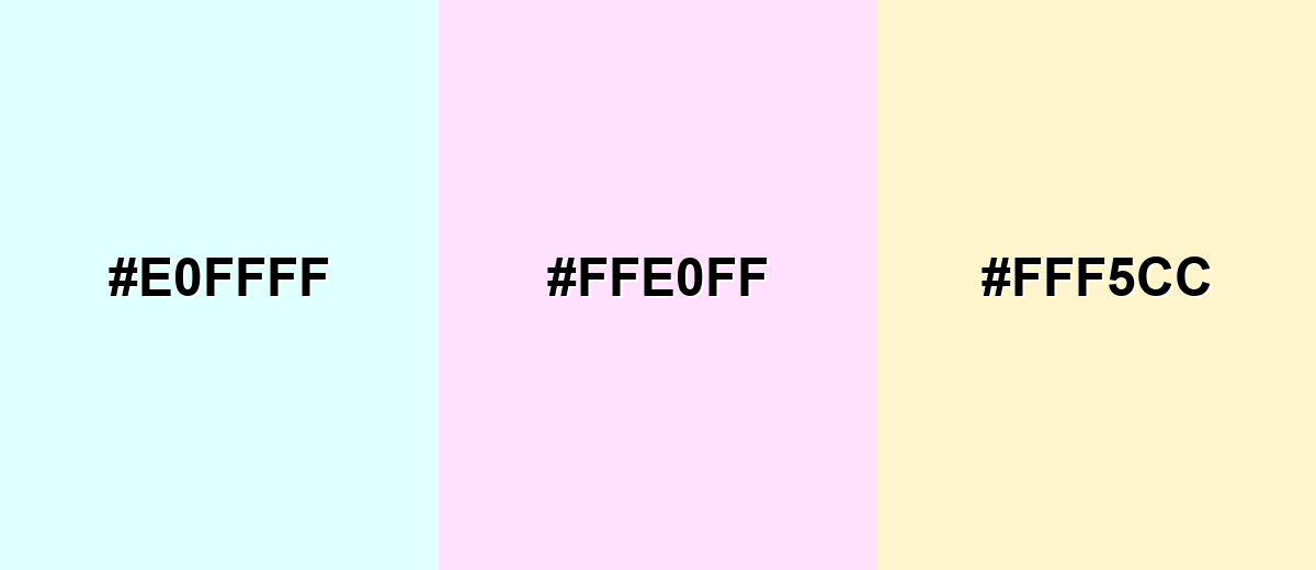 triadic combinations of light-cyan-color