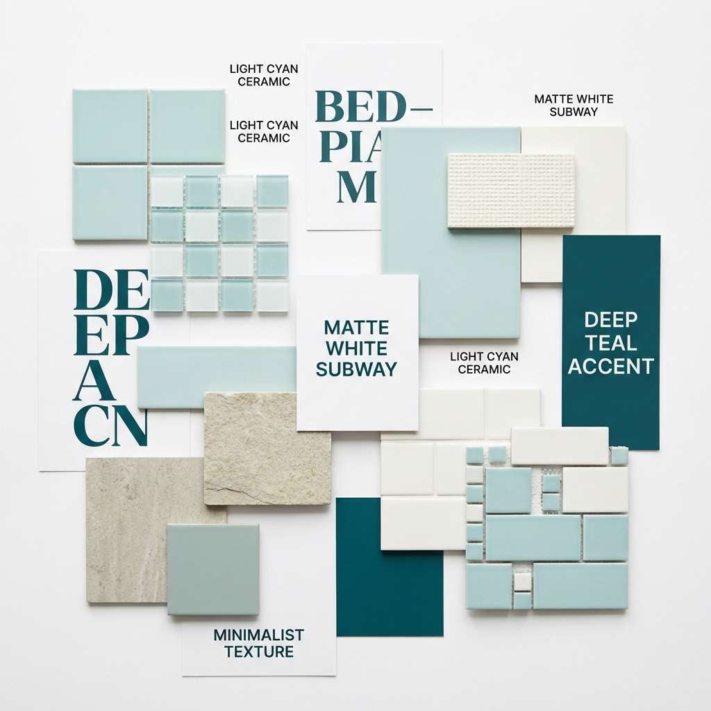 minimal spa moodboard