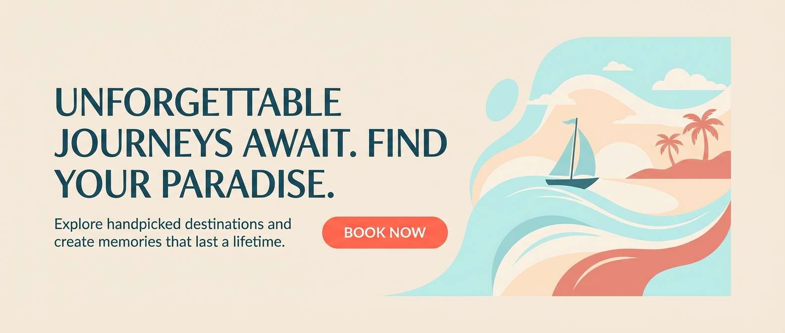 coastal travel landing hero