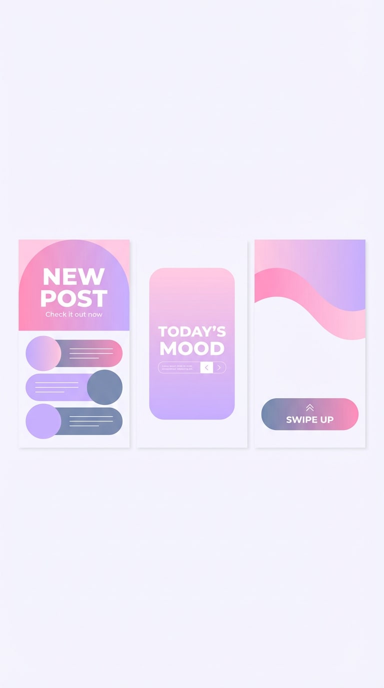 light pink social story templates