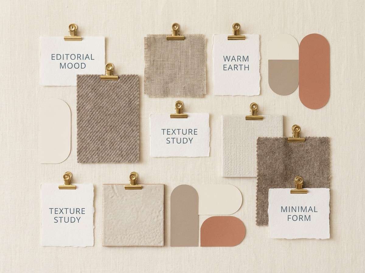 neutral mood board