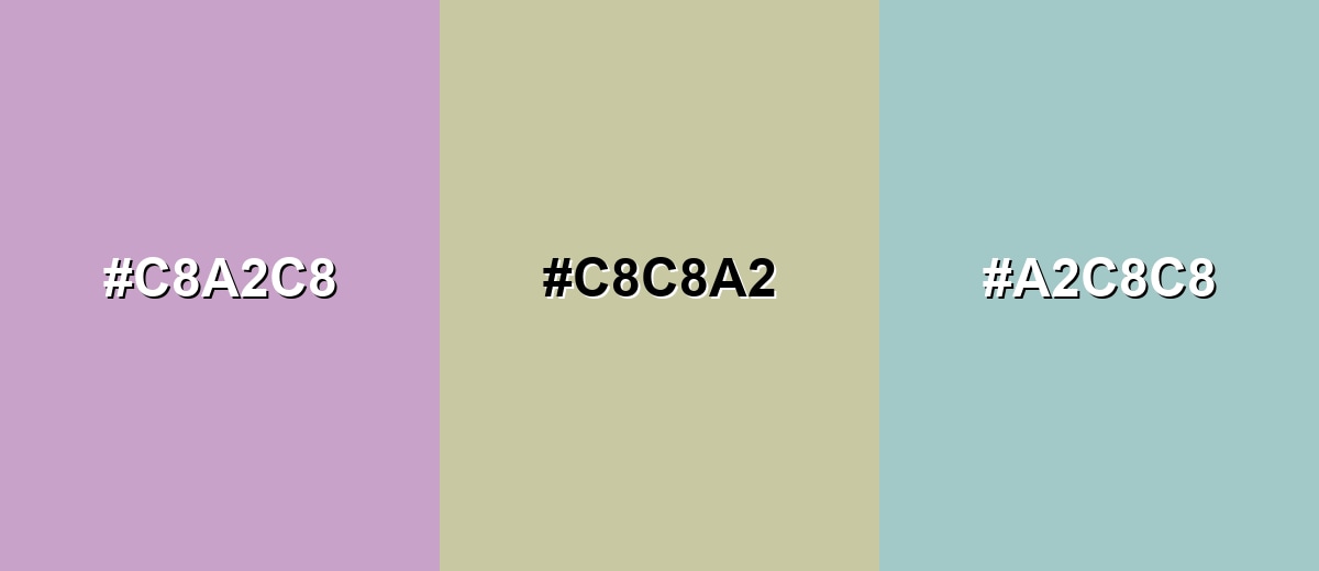 triadic combinations of lilac-color