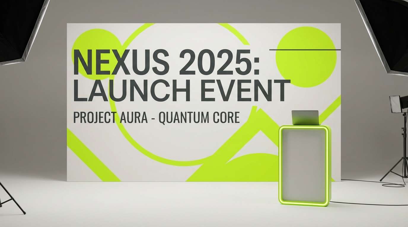 lime and charcoal launch banner