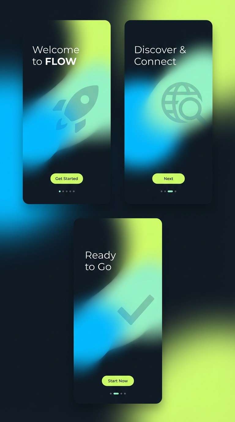 app onboarding ui