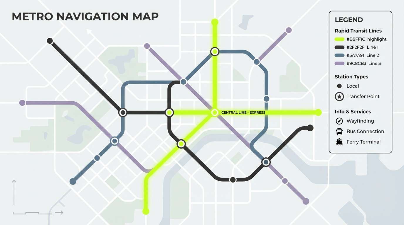 transit map ui