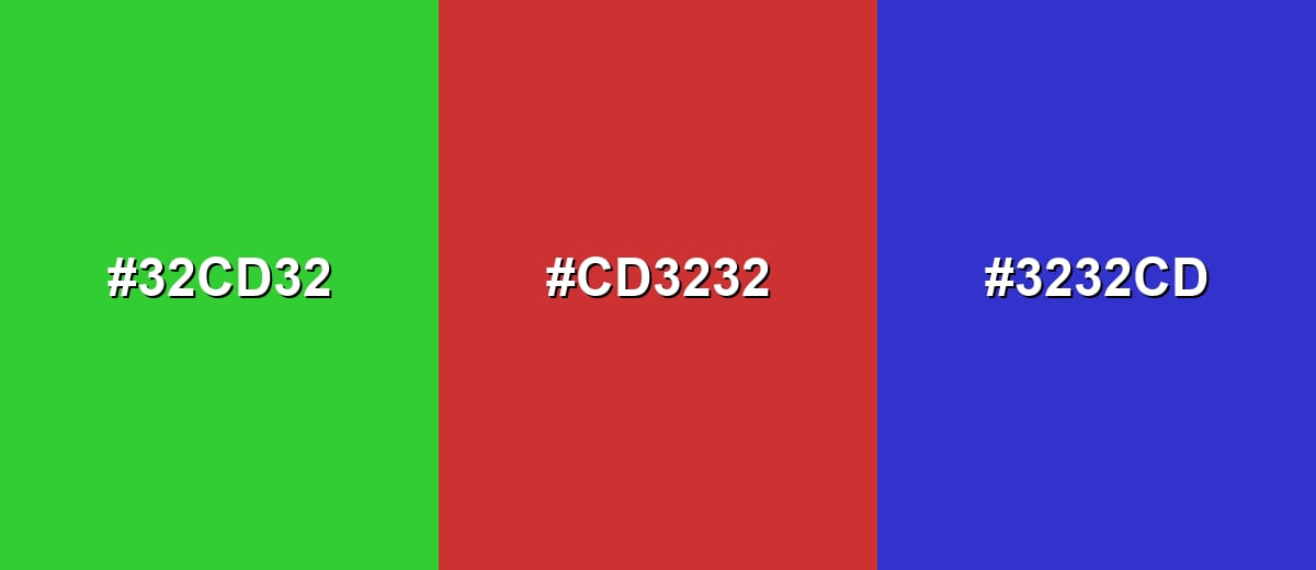 triadic combinations of lime-green-color