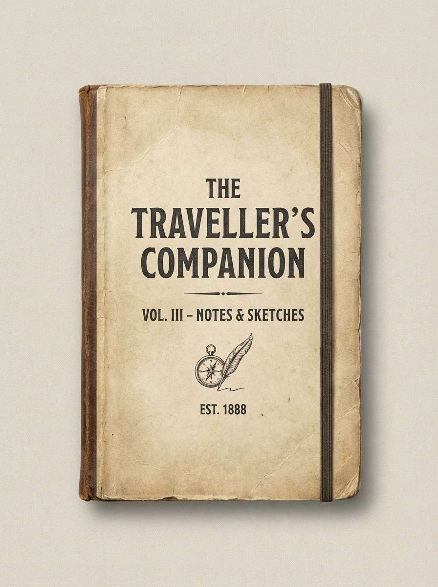 vintage notebook cover design