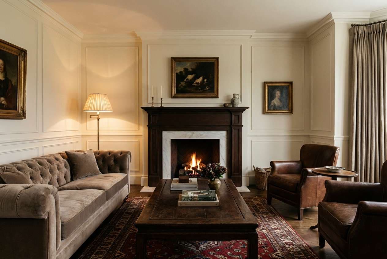 chocolate marble classic room