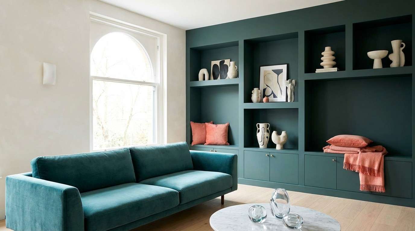 pearl peacock teal sofa