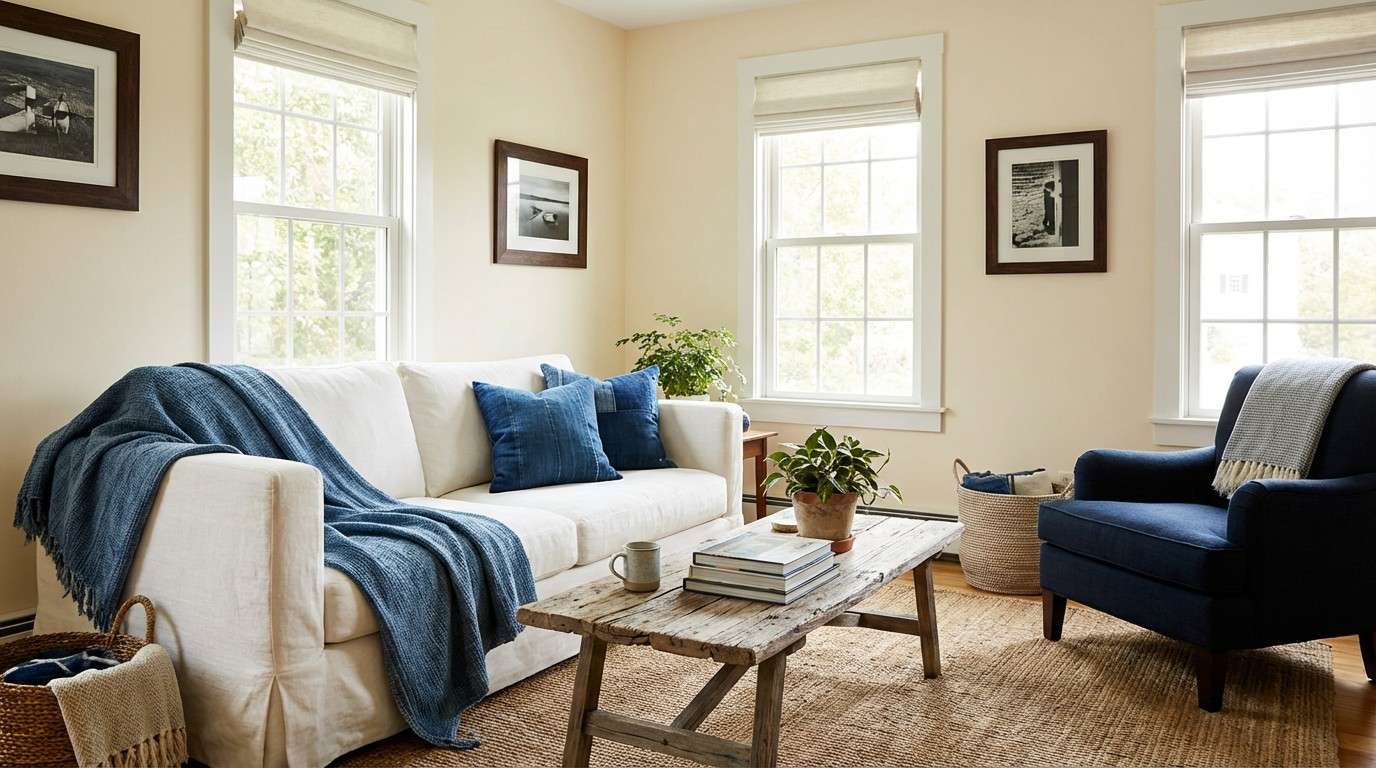 denim driftwood casual room