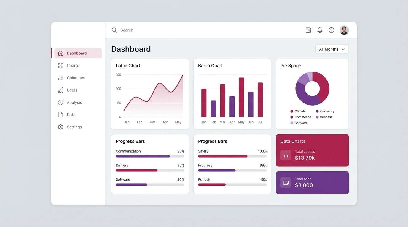 berry gray dashboard ui