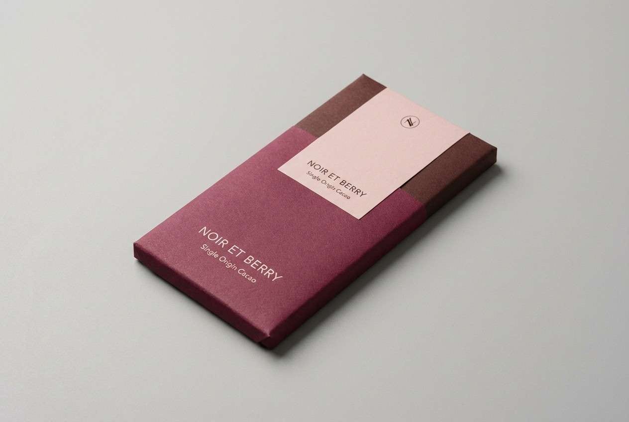 berry chocolate packaging
