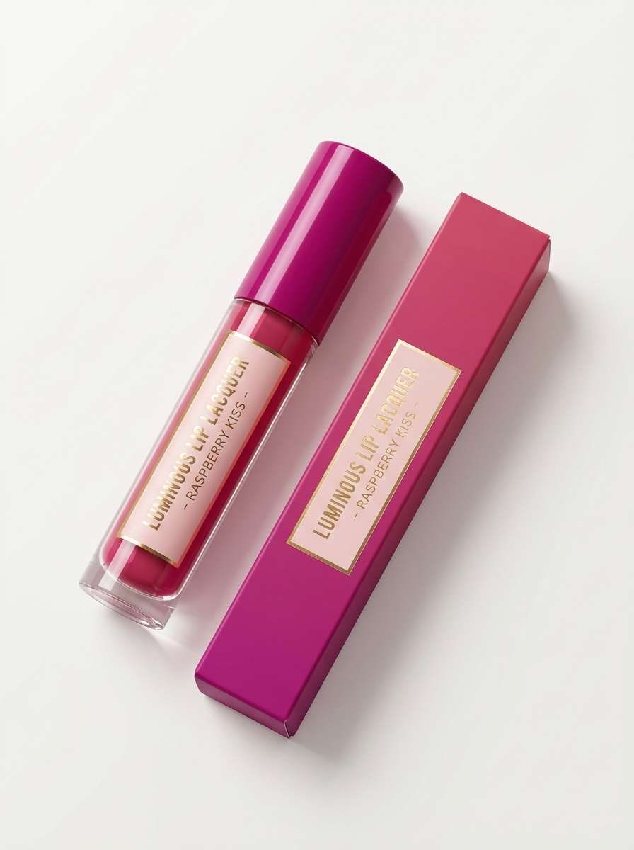 raspberry lip gloss ad