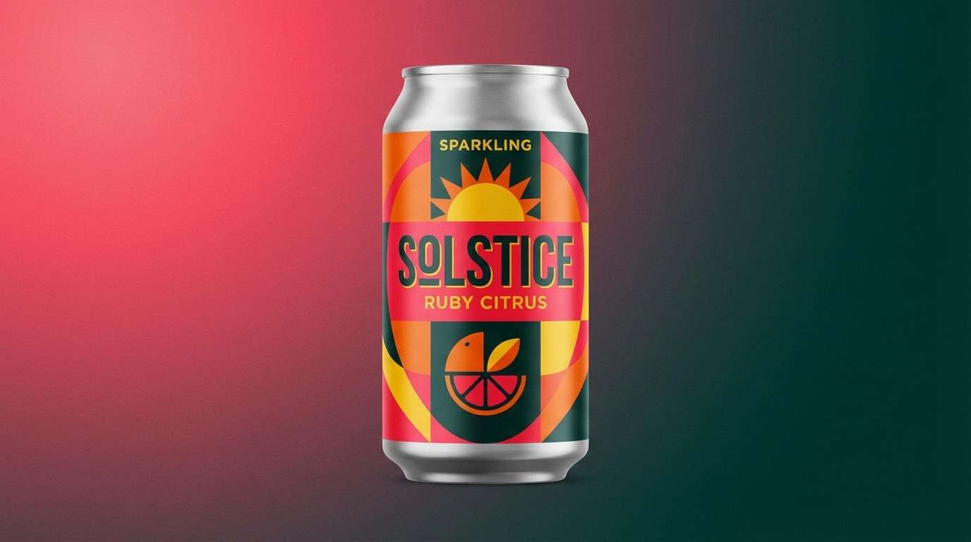 summer drink product ad