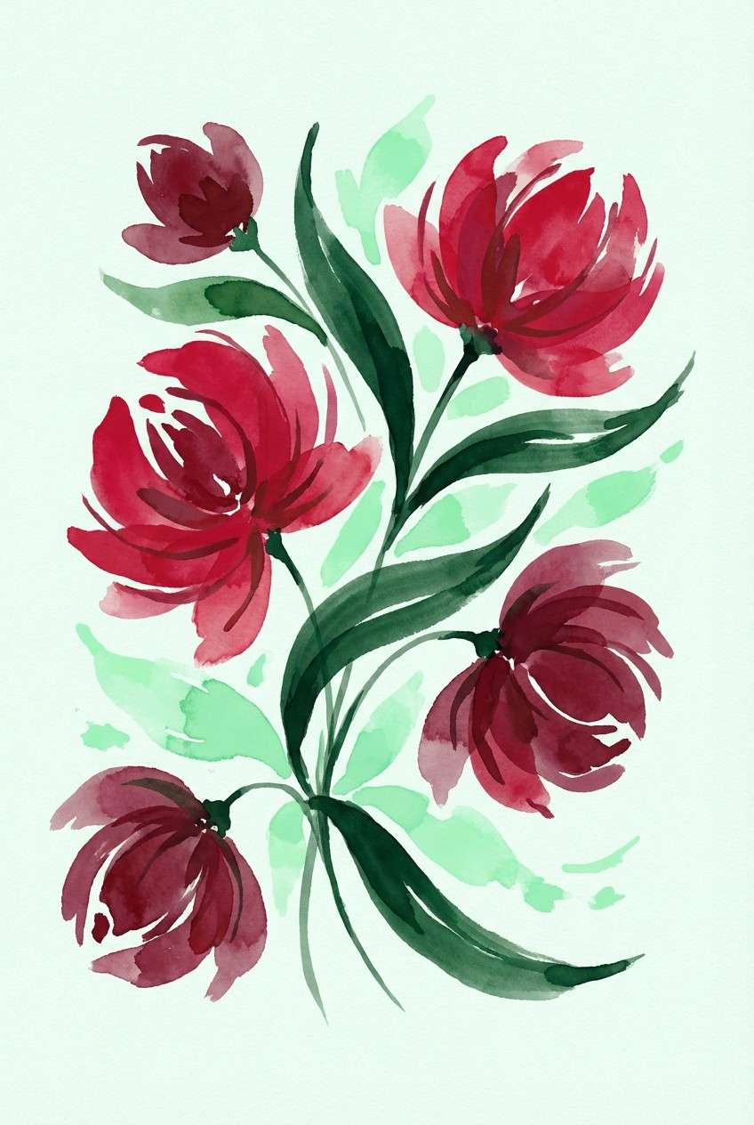 botanical illustration poster