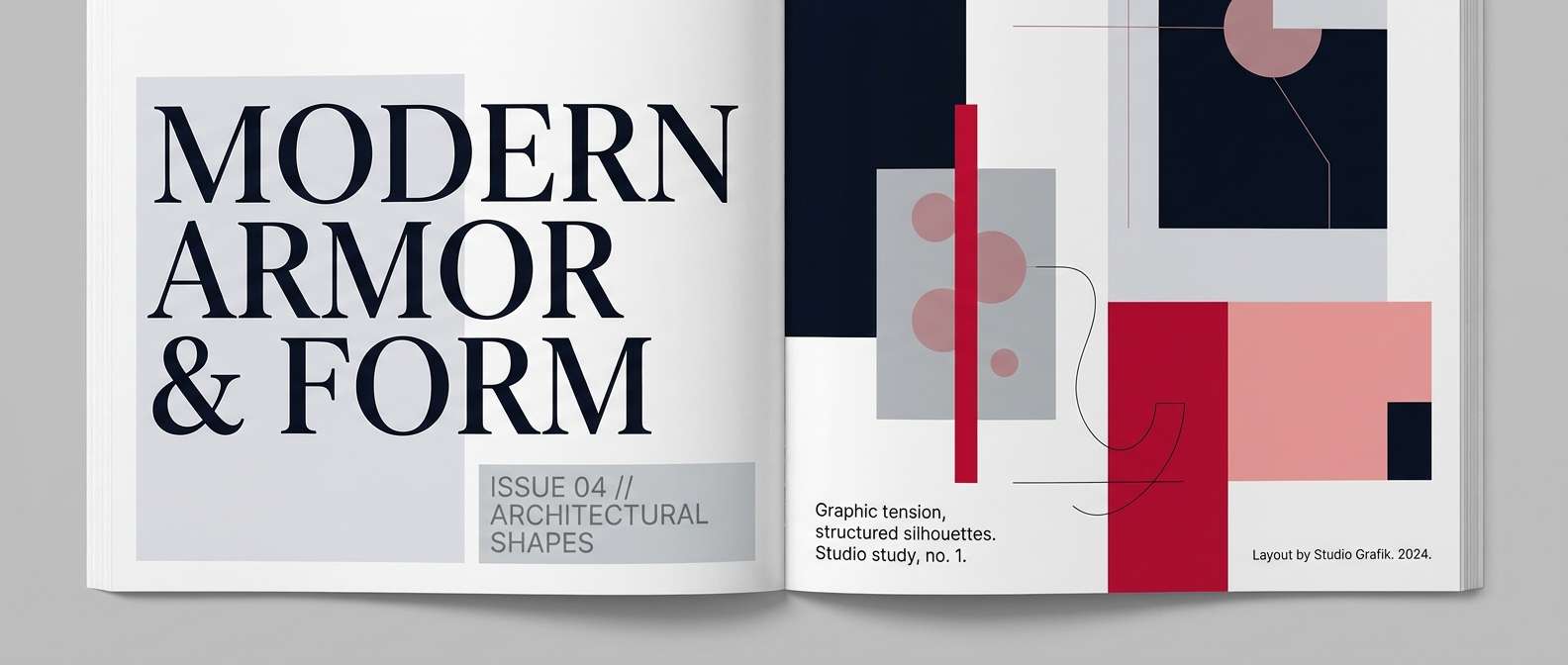 fashion editorial layout spread