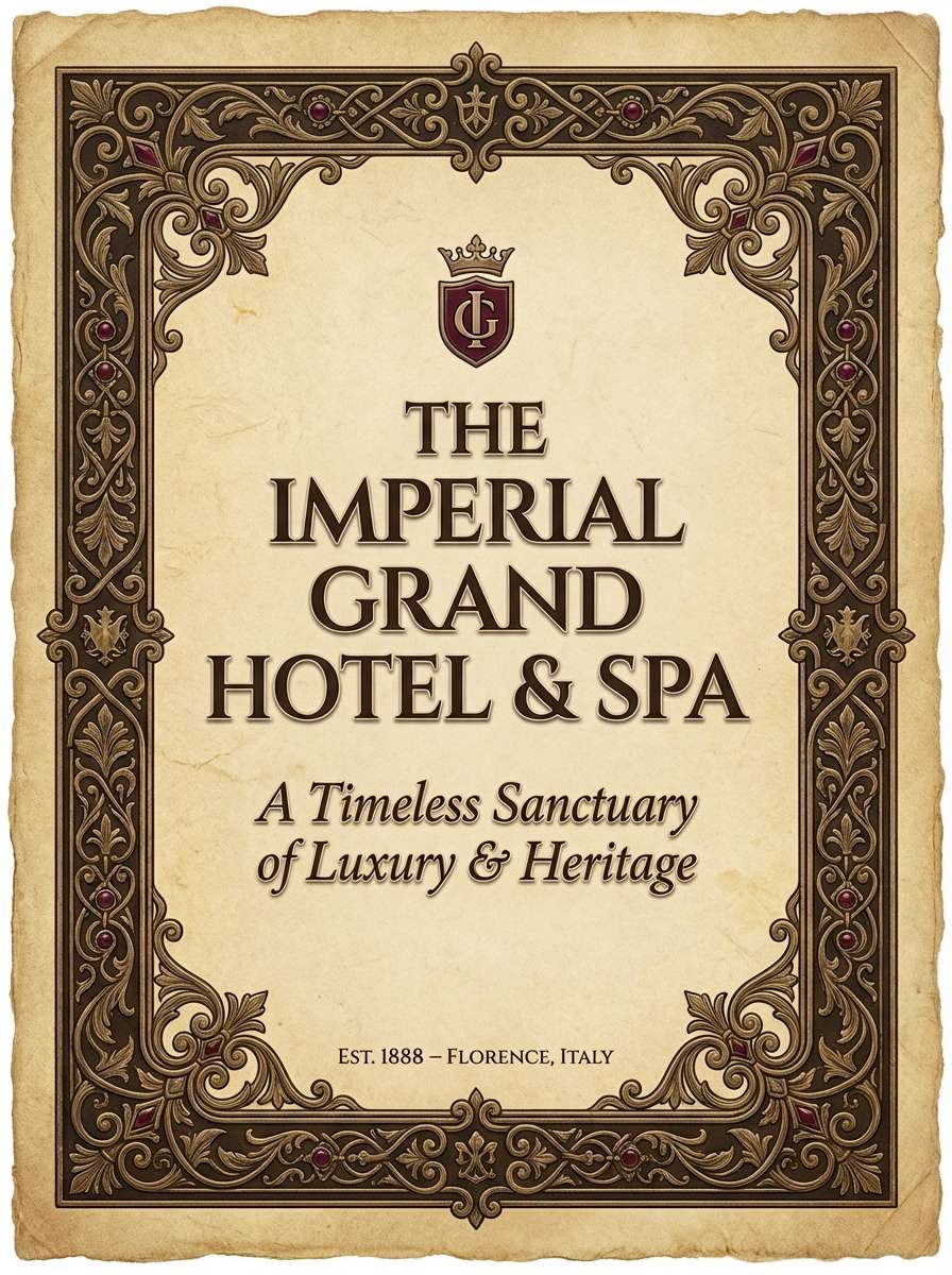 vintage hotel brochure cover