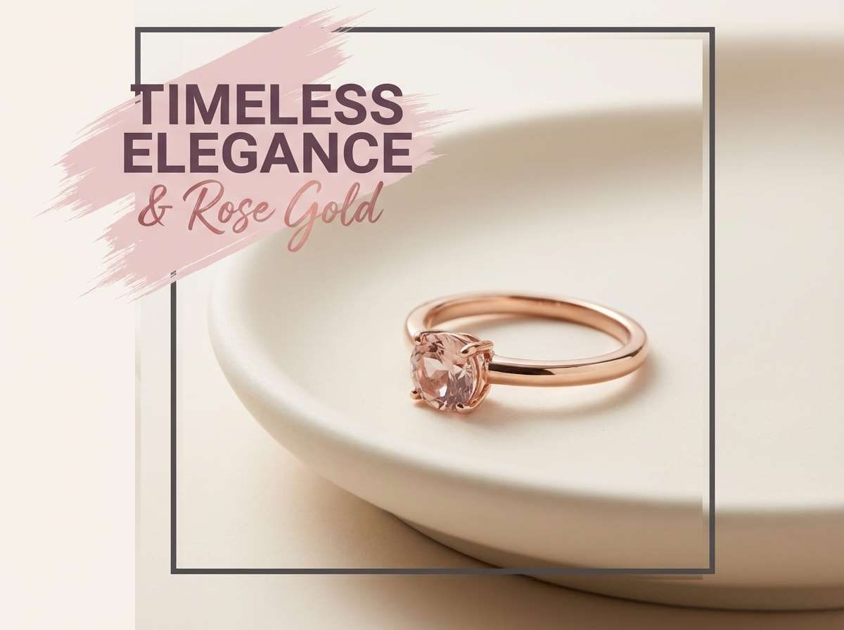rose gold jewelry ad