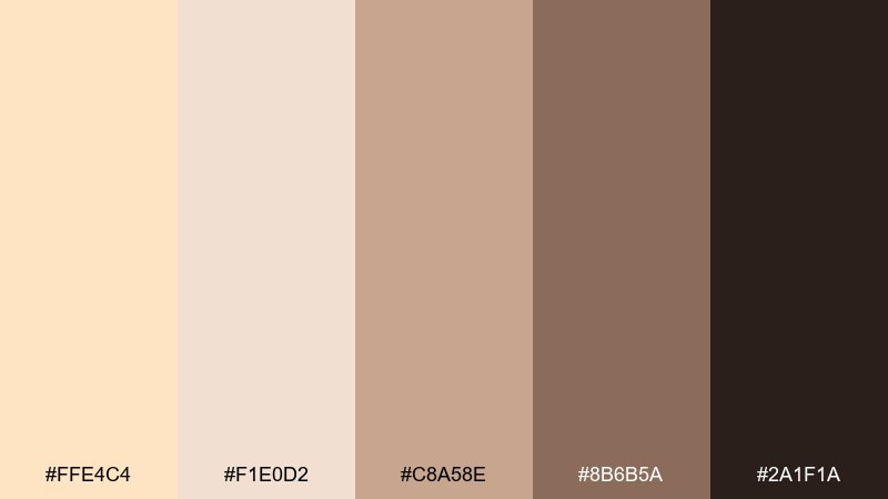 luxury skincare packaging color palette with hex codes
