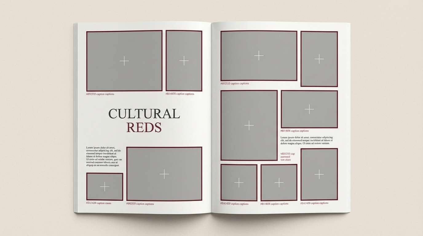 magazine spread layout