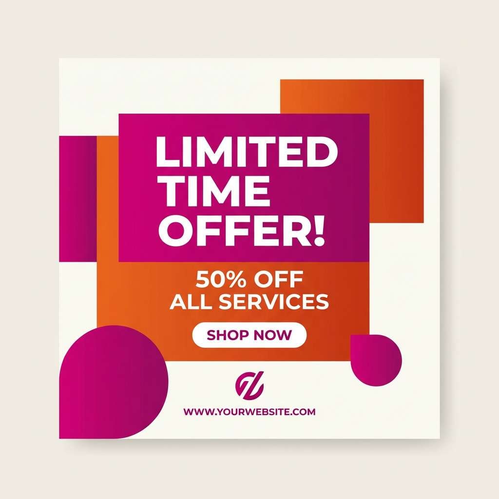 magenta ember social tile