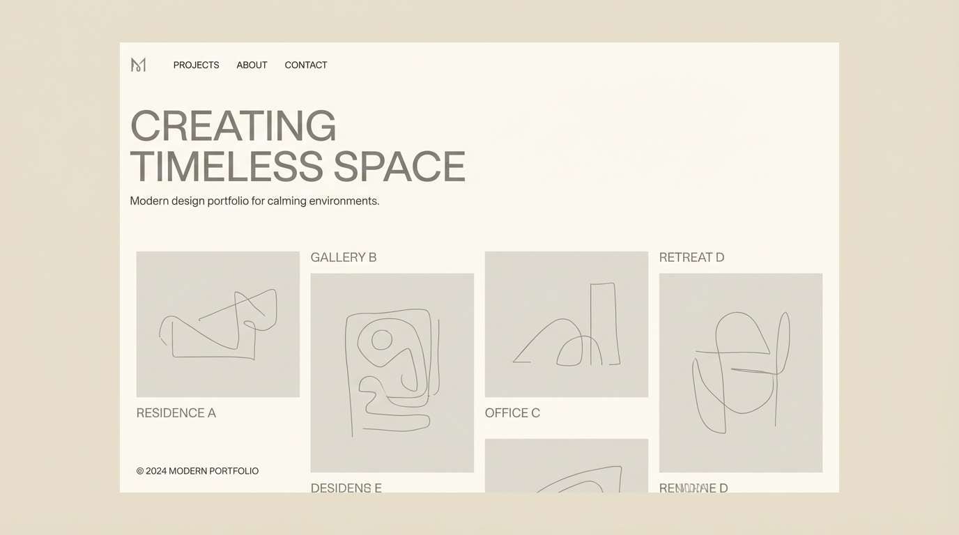 buttercream minimalist website