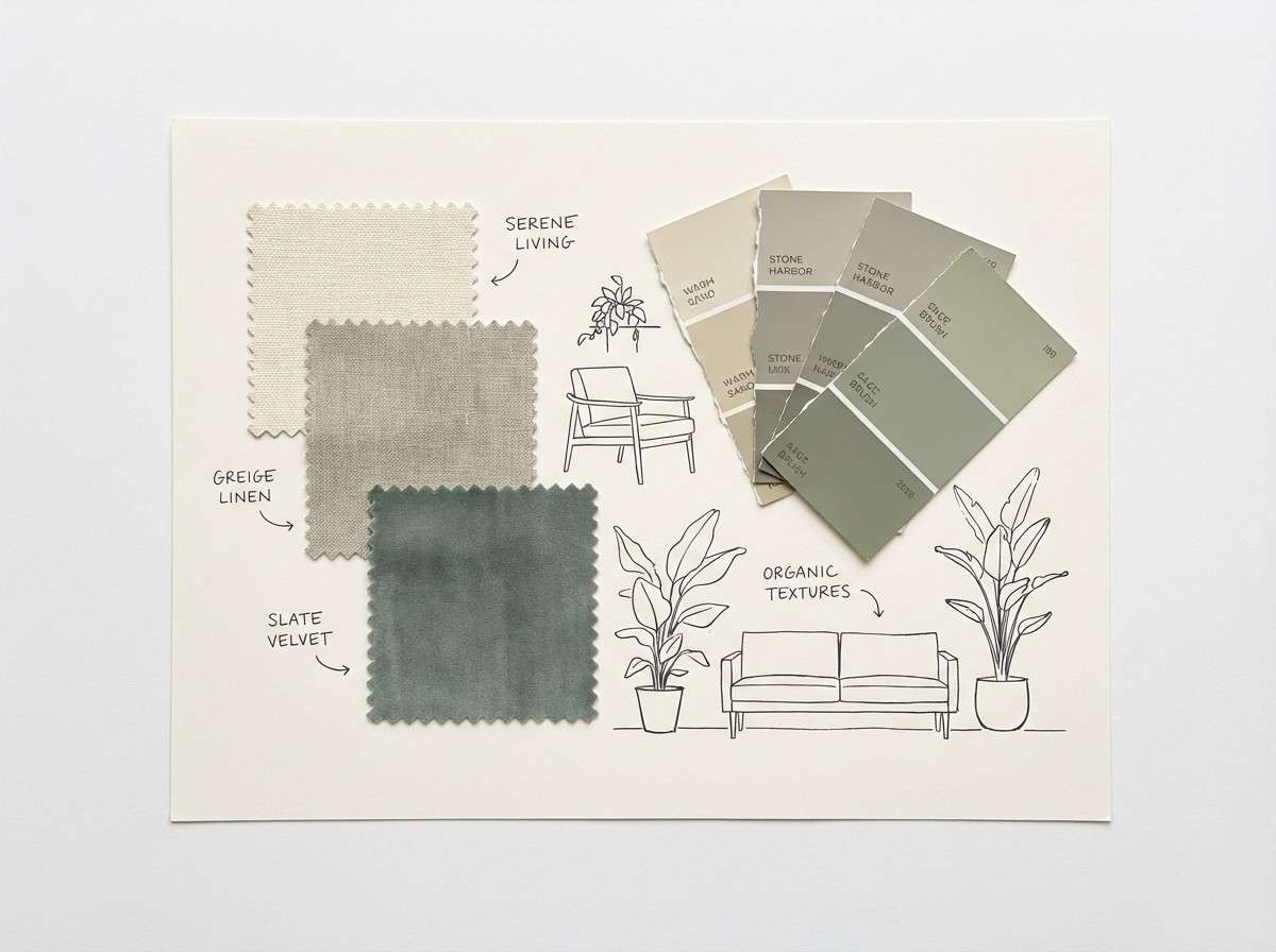 coastal neutral mood board