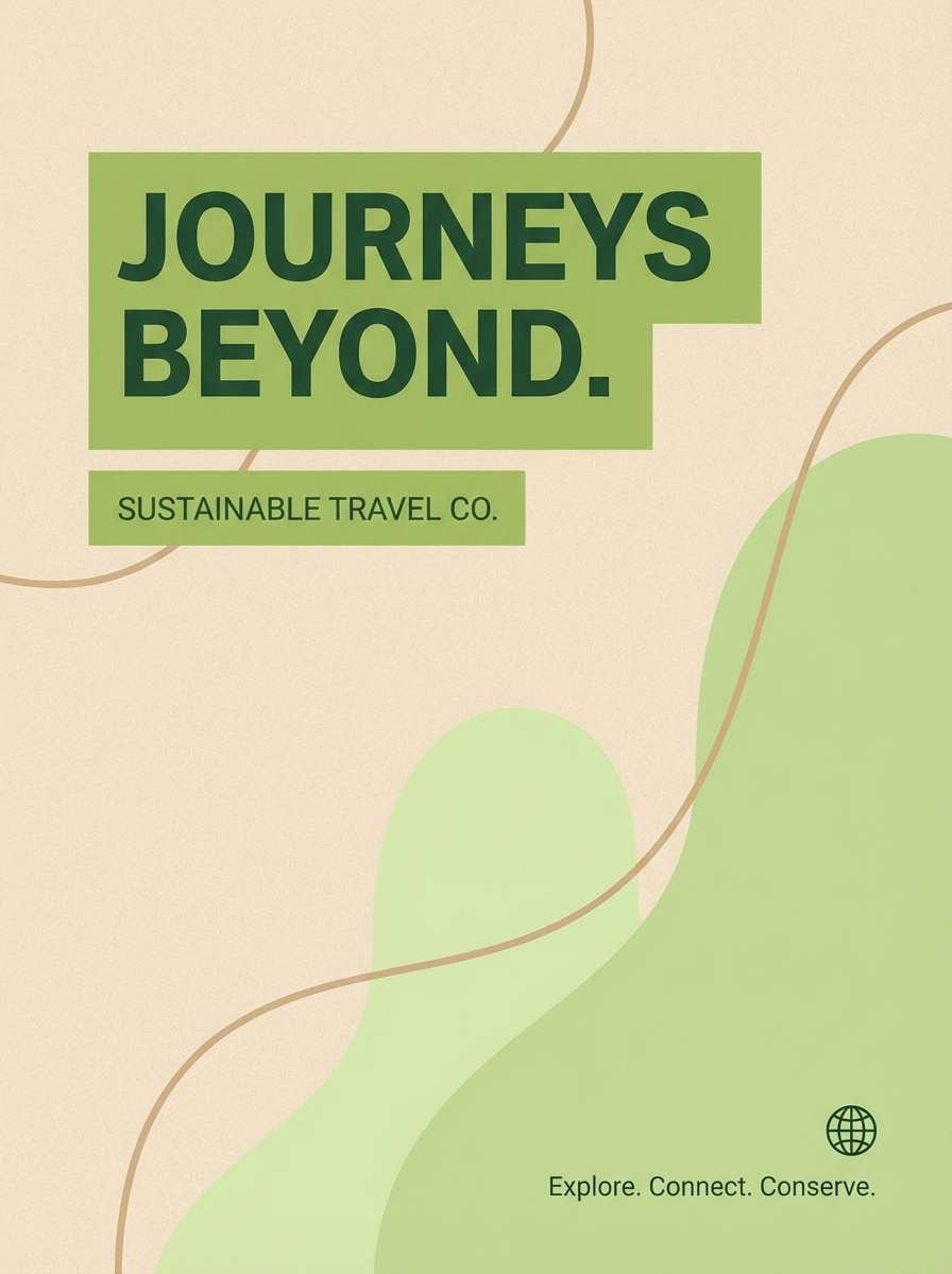 eco resort brochure cover
