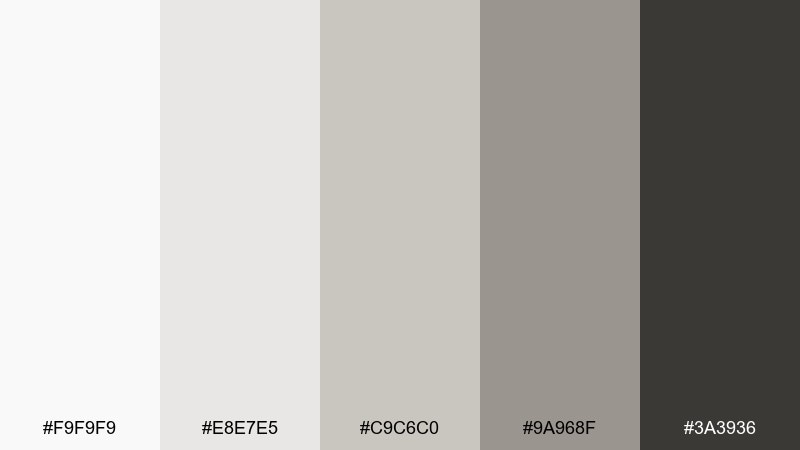 marble ledger color palette with hex codes