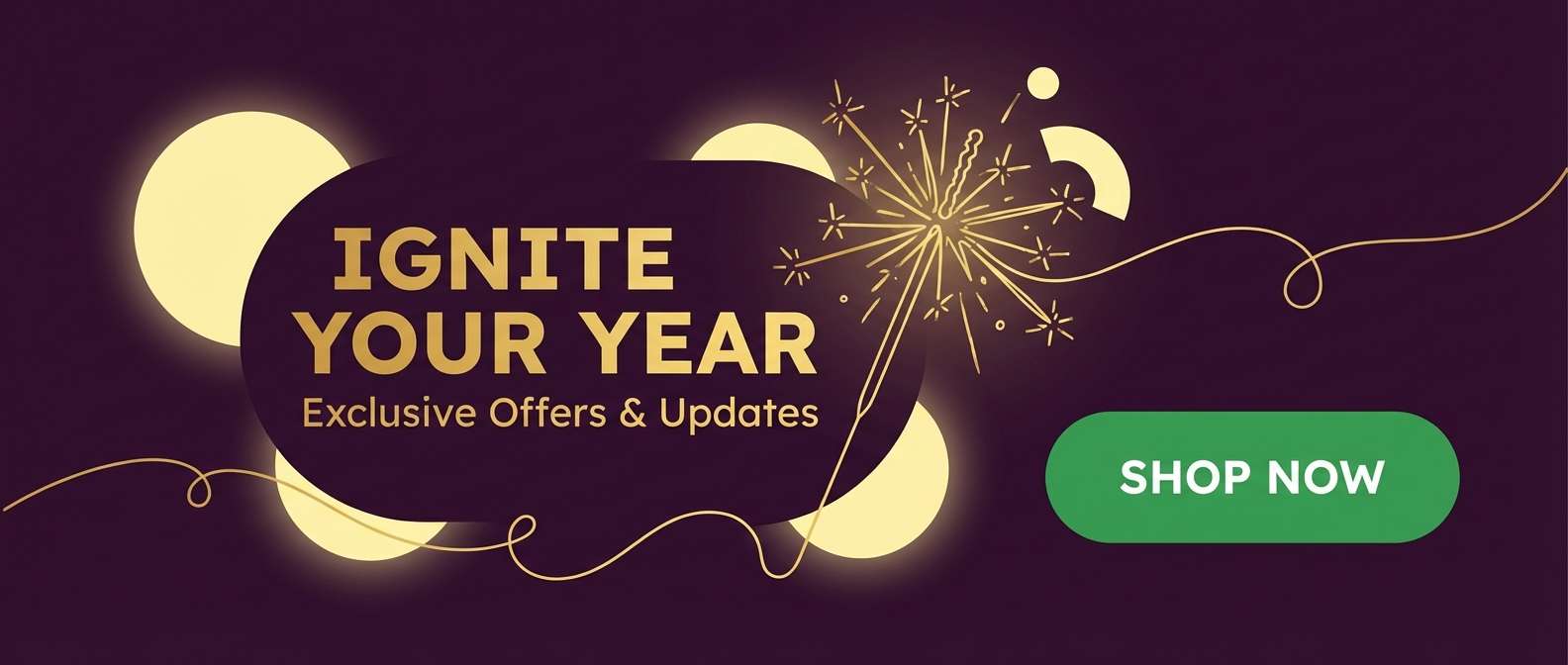 email header in gold and purple