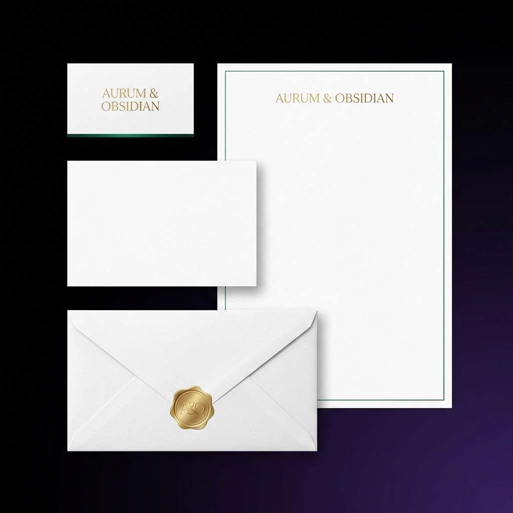 luxury stationery in jewel tones