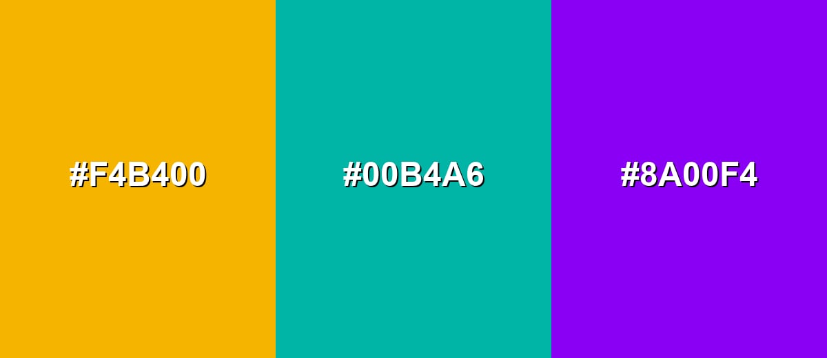 triadic combinations of marigold-color