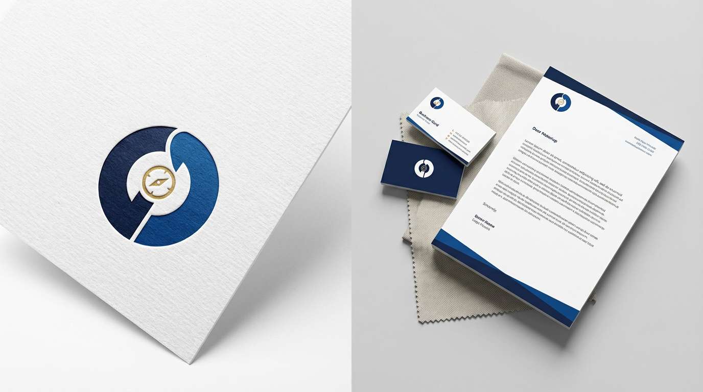 maritime brand identity board