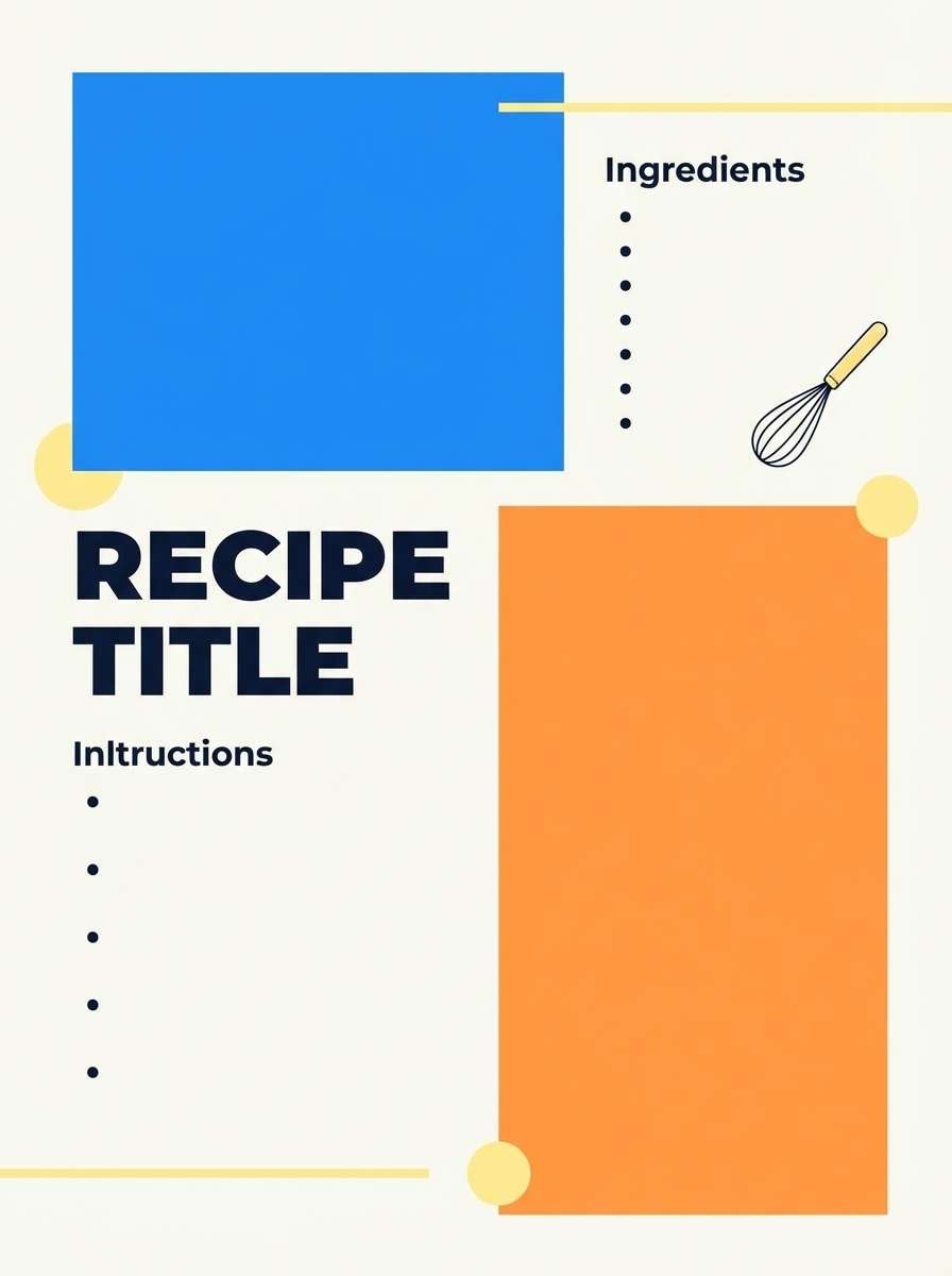 recipe card design