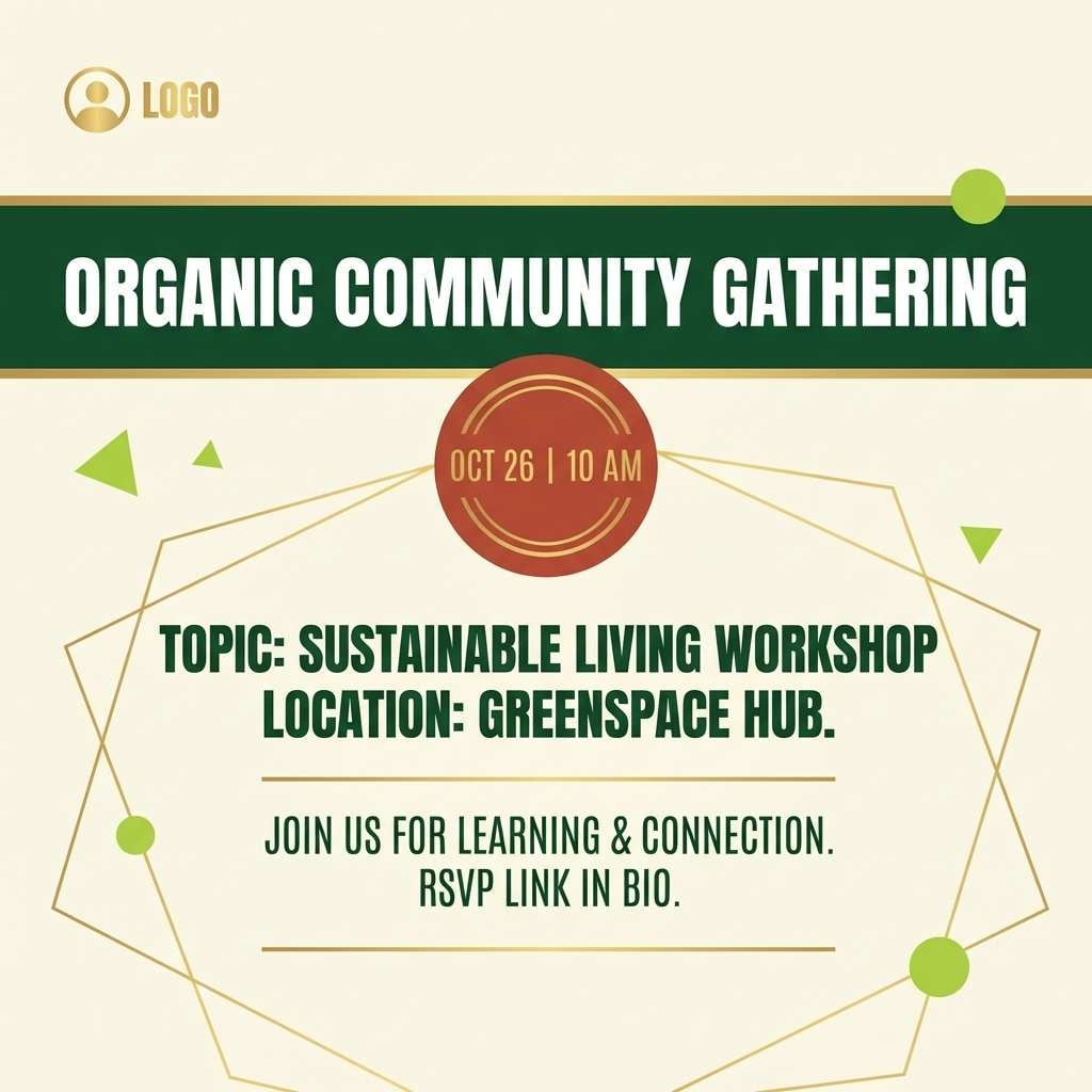 renaissance fair event post using medieval colors