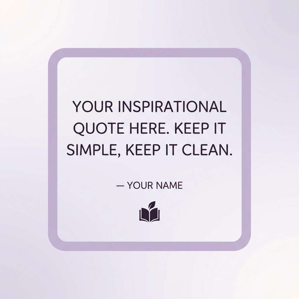 lavender quote template